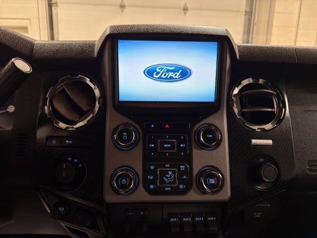 2015 Tuxedo Black Metallic Ford Super Duty F-250 SRW Lariat Black Ops 4X4 Truck