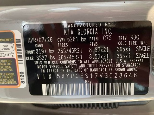 2027 Wolf Gray Kia Telluride X-Line EX AWD SUV