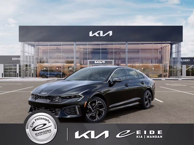 2026 Aurora Black Pearl Kia K5 GT-Line AWD Sedan