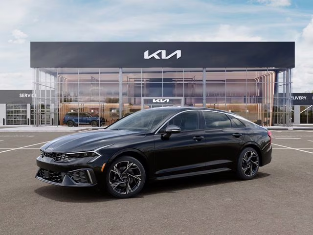 2026 Aurora Black Pearl Kia K5 GT-Line AWD Sedan