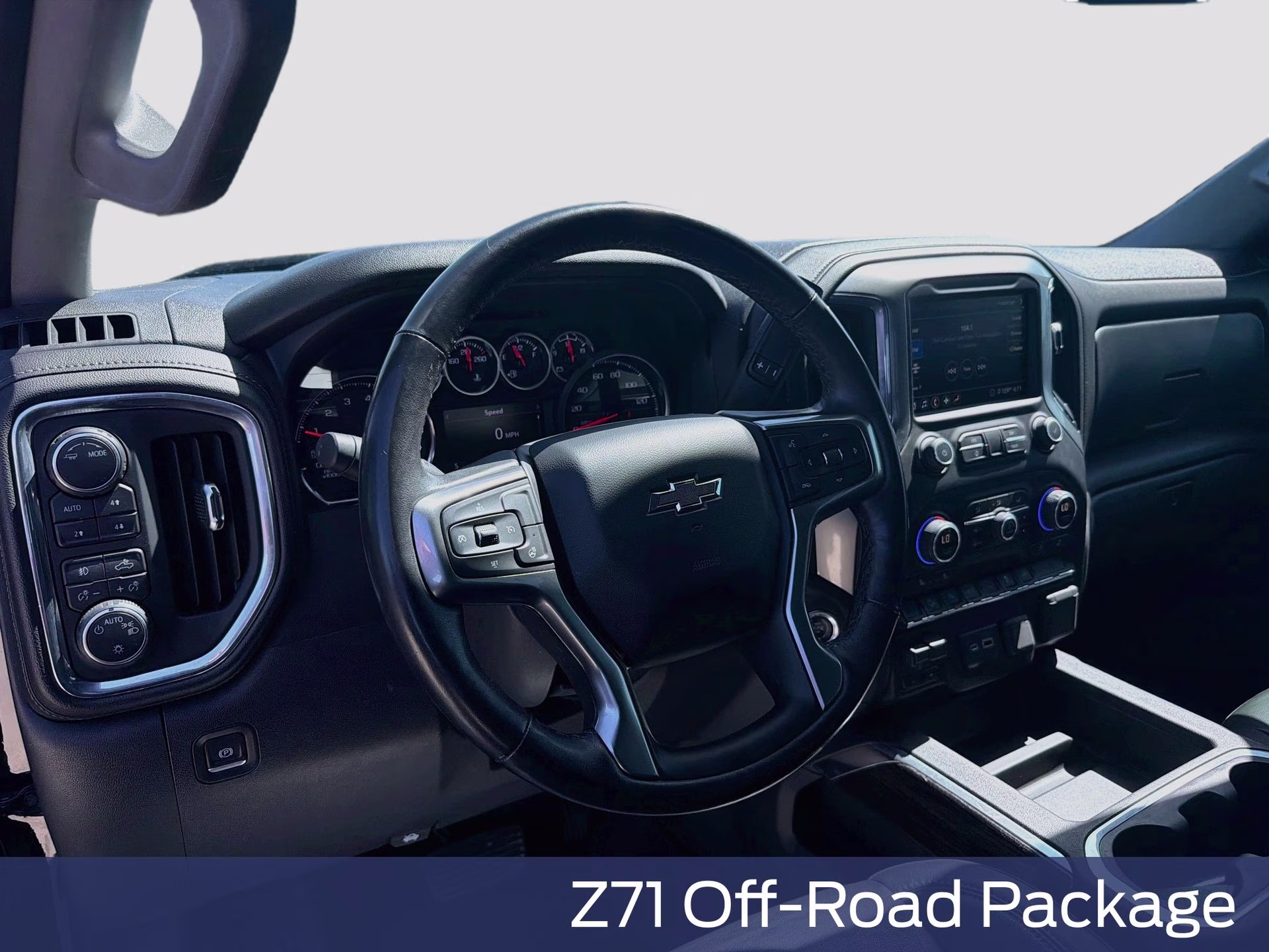 2020 Black Chevrolet Silverado 1500 RST 4X4 Truck