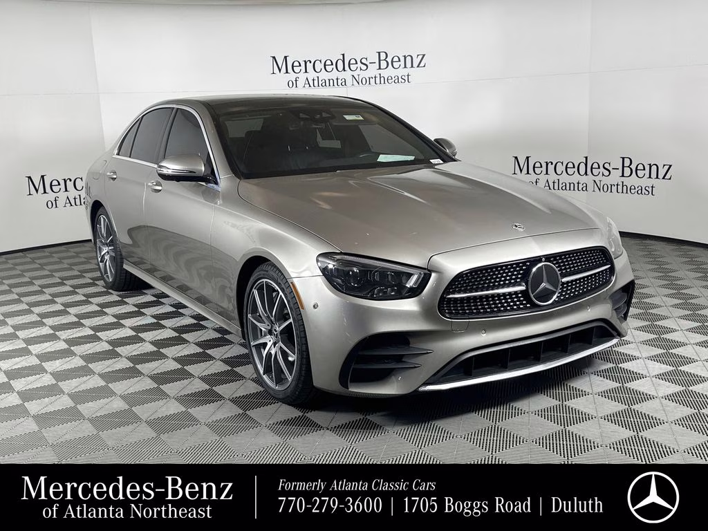 2022 Mojave Silver Metallic Mercedes-Benz E-Class E 350 RWD Sedan