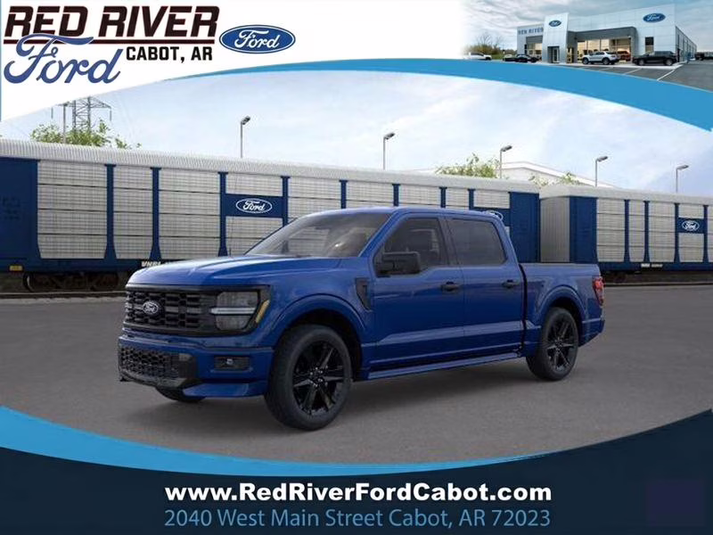 2026 Argon Blue Metallic Ford F-150 STX 4X4 Truck