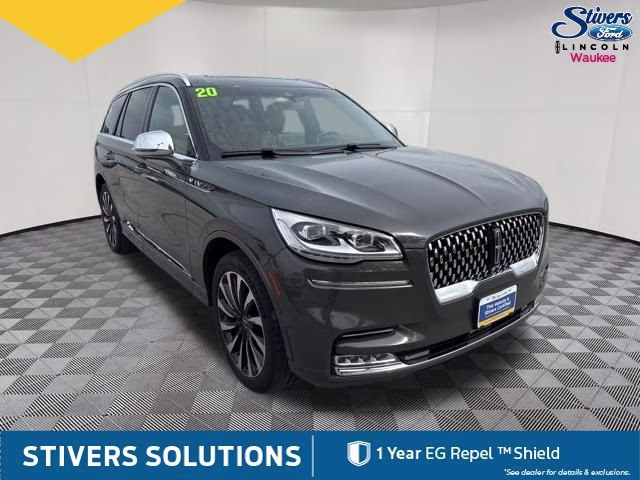 2020 Dark Gray Lincoln Aviator Plug-In Hybrid Black Label Grand Touring AWD SUV