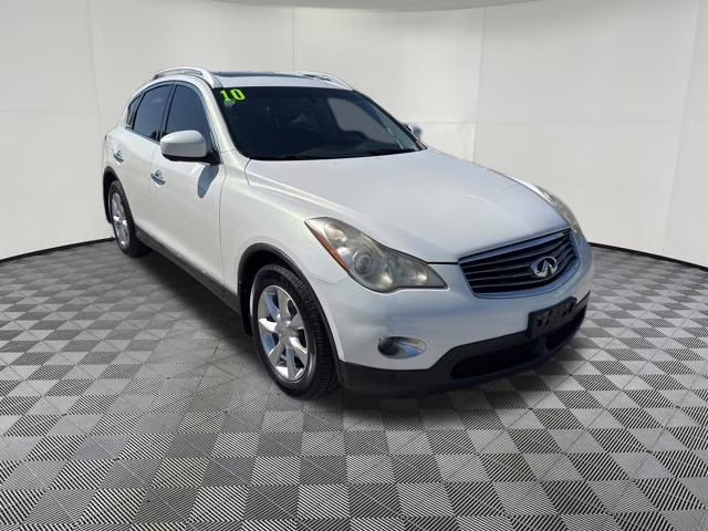 2010 Moonlight White Pearl INFINITI EX35 Journey AWD SUV