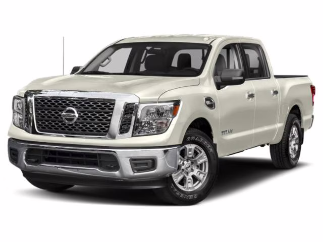 2019 Glacier White Nissan Titan SV 4X4 Truck