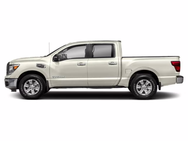 2019 Glacier White Nissan Titan SV 4X4 Truck