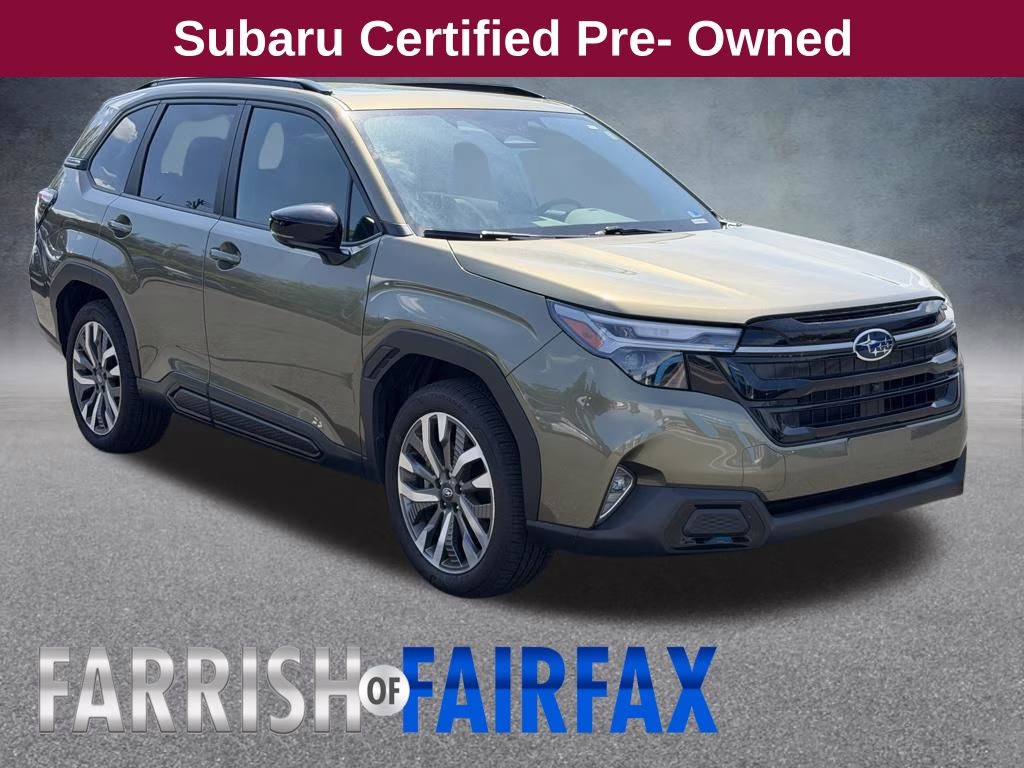 2026 Green Metallic Subaru Forester Touring AWD SUV