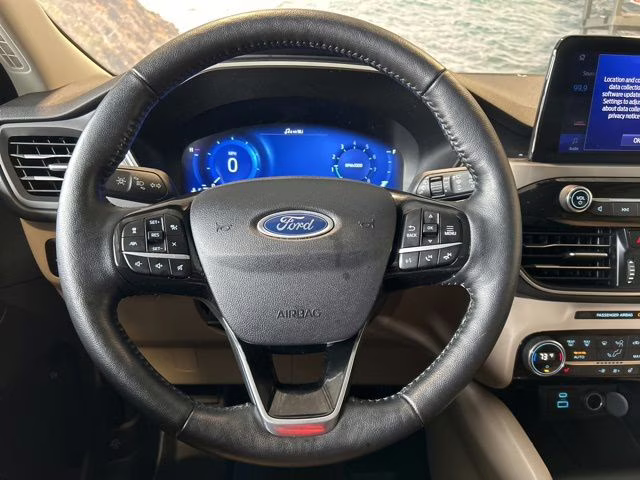 2021 White Metallic Ford Escape Titanium AWD SUV
