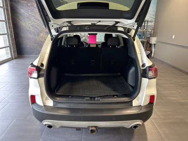 2021 White Metallic Ford Escape Titanium AWD SUV