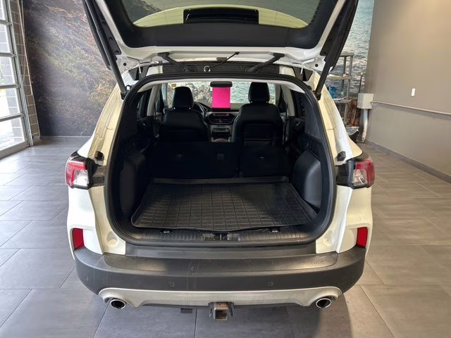 2021 White Metallic Ford Escape Titanium AWD SUV
