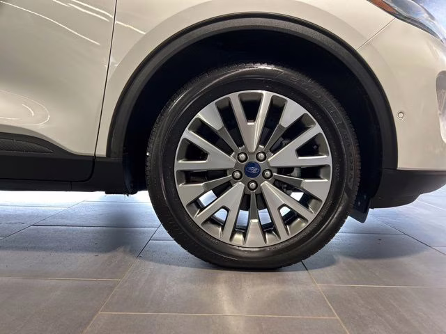 2021 White Metallic Ford Escape Titanium AWD SUV