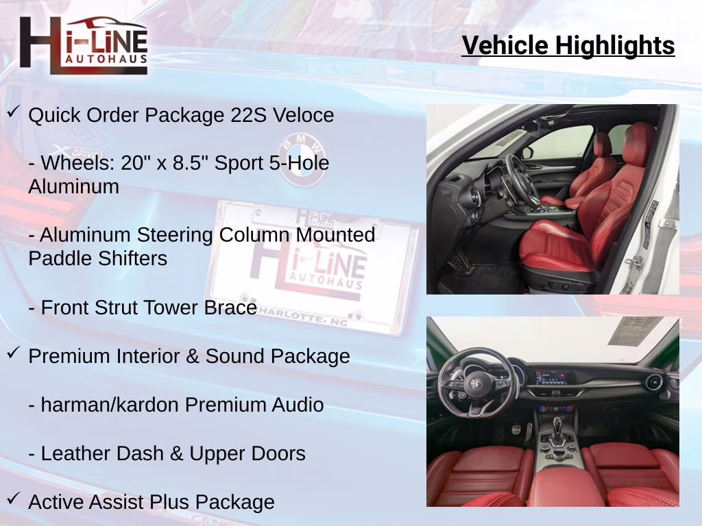 2024 Milano White Alfa Romeo Stelvio Veloce AWD SUV