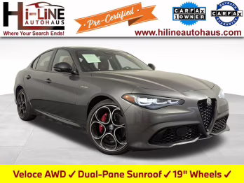 2024 Vesuvio Gray Metallic Alfa Romeo Giulia Veloce AWD Sedan
