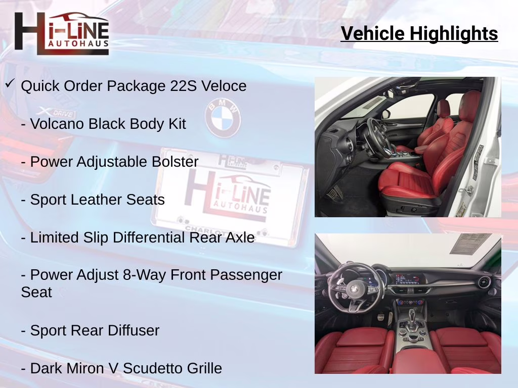2024 Milano White Alfa Romeo Stelvio Veloce AWD SUV