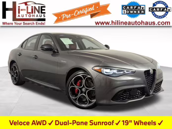 2024 Vesuvio Gray Metallic Alfa Romeo Giulia Veloce AWD Sedan