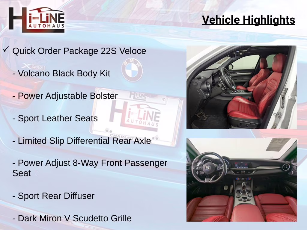 2024 Milano White Alfa Romeo Stelvio Veloce AWD SUV