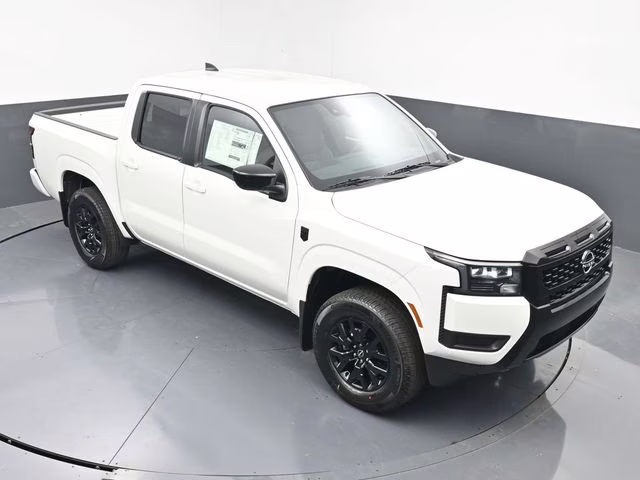 2026 Glacier White Nissan Frontier SV 4X4 Truck