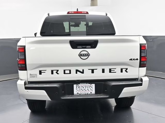 2026 Glacier White Nissan Frontier SV 4X4 Truck