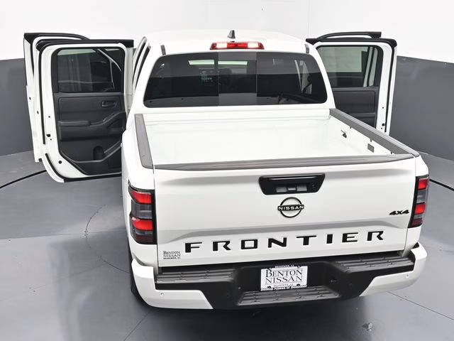 2026 Glacier White Nissan Frontier SV 4X4 Truck