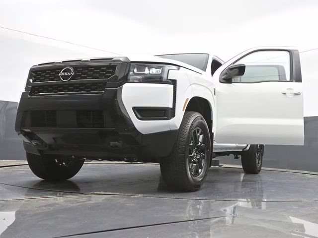2026 Glacier White Nissan Frontier SV 4X4 Truck