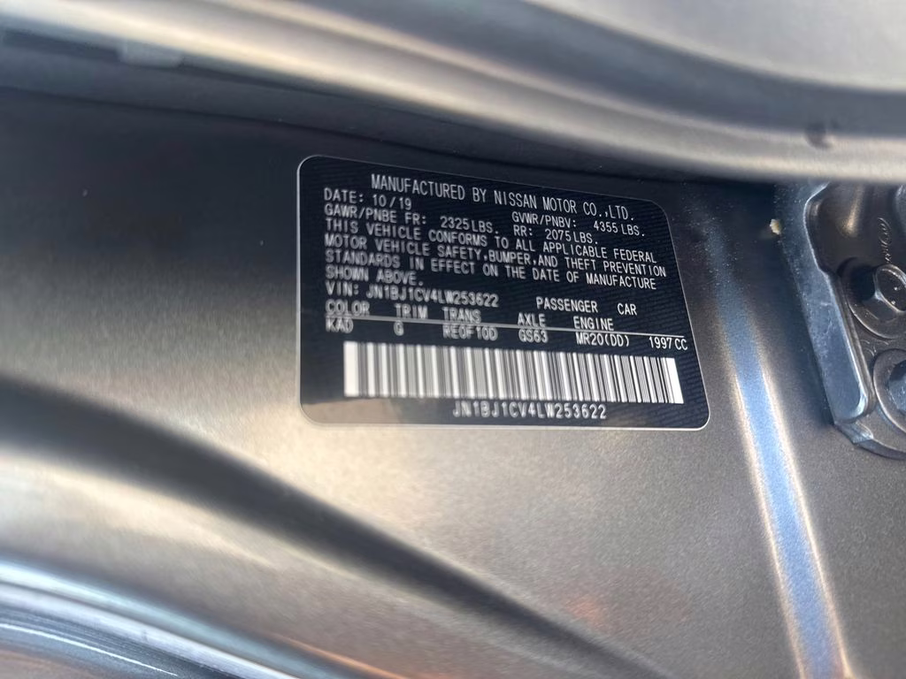 2020 Gun Metallic Nissan Rogue Sport S FWD SUV