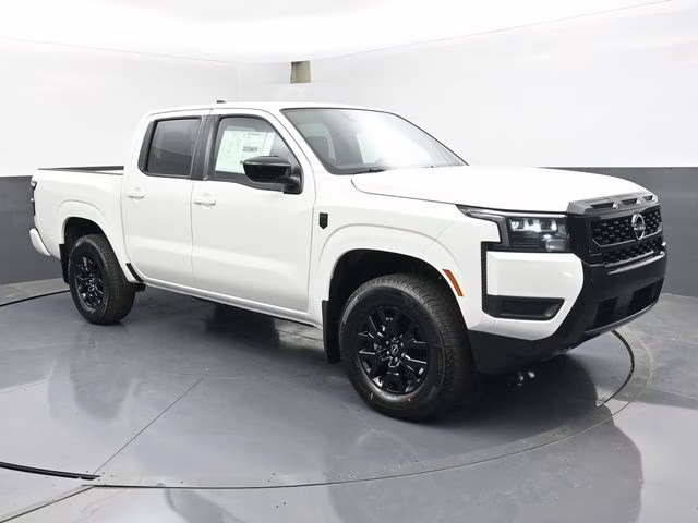 2026 Glacier White Nissan Frontier SV 4X4 Truck