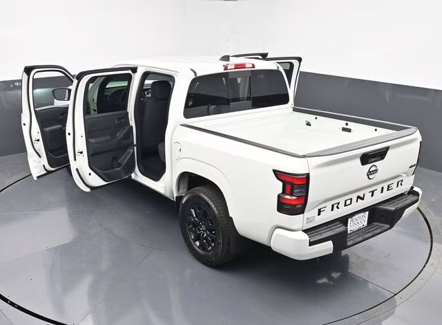 2026 Glacier White Nissan Frontier SV 4X4 Truck