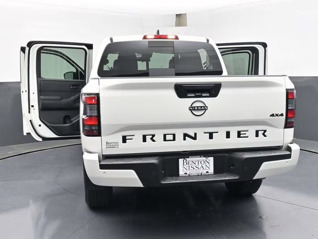 2026 Glacier White Nissan Frontier SV 4X4 Truck