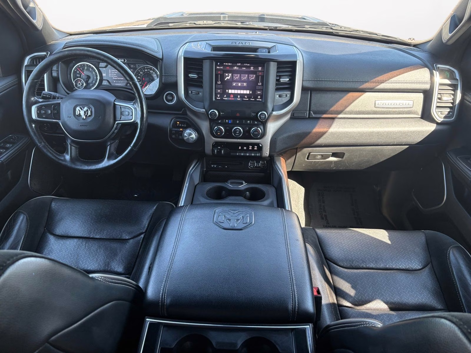 2019 Granite Crystal Metallic Clearcoat Ram 1500 Laramie 4X4 Truck