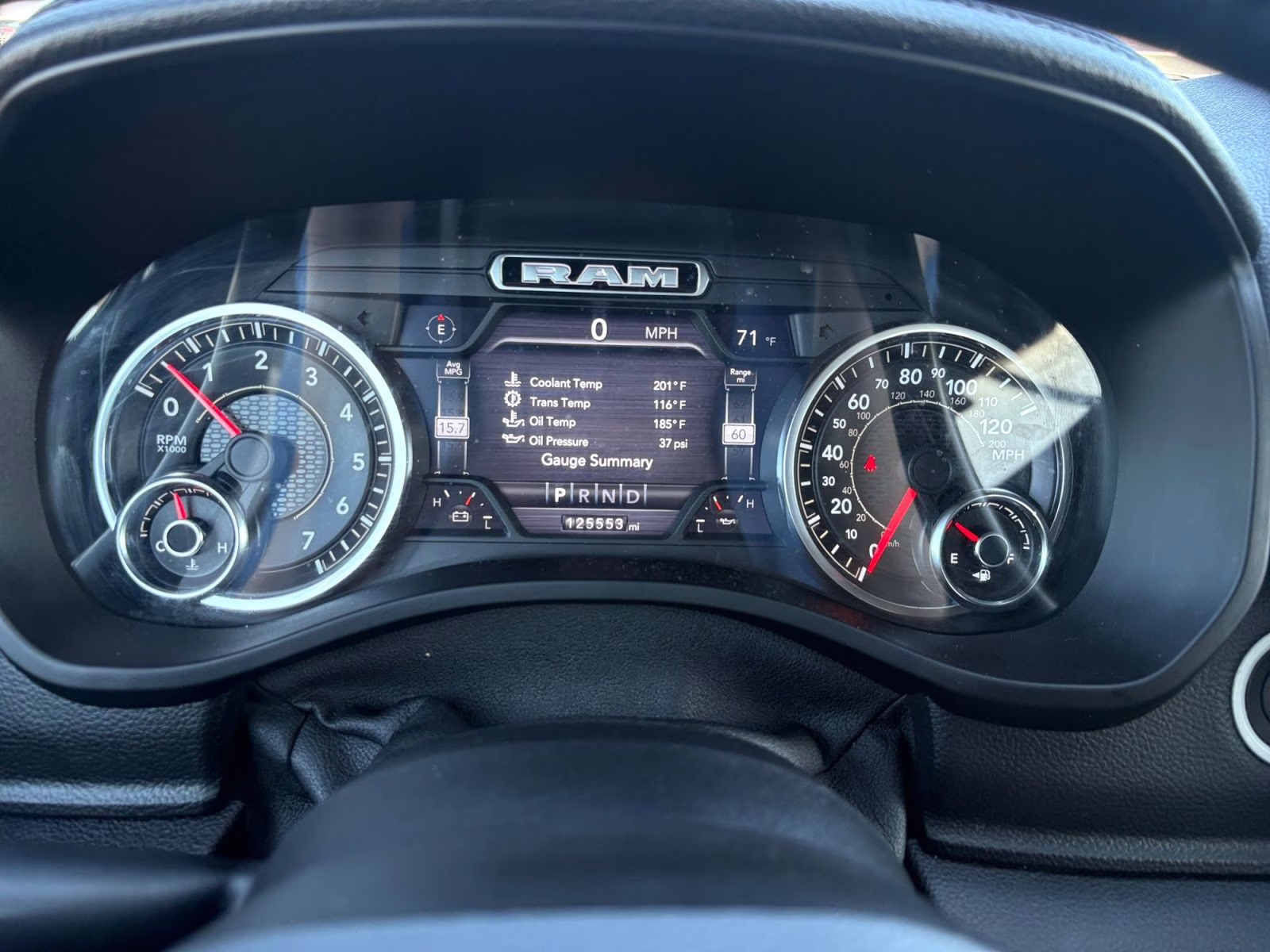 2019 Granite Crystal Metallic Clearcoat Ram 1500 Laramie 4X4 Truck