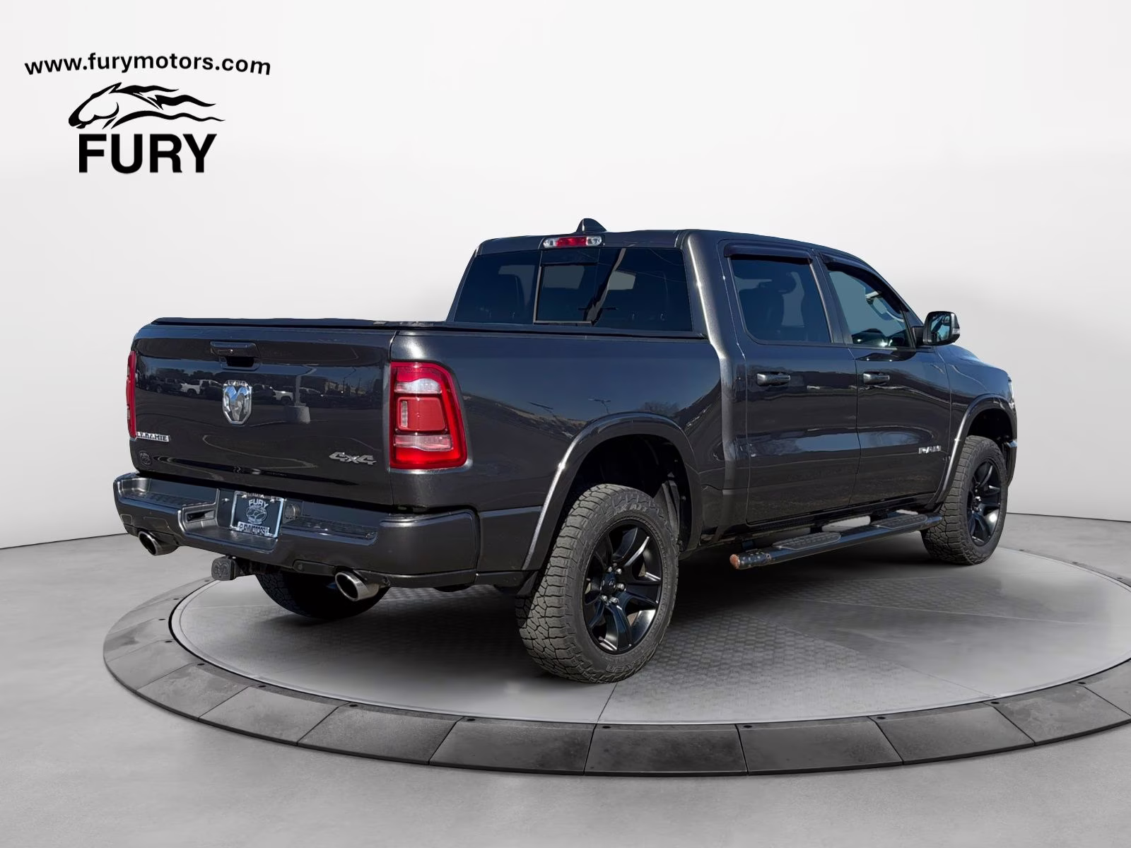 2019 Granite Crystal Metallic Clearcoat Ram 1500 Laramie 4X4 Truck