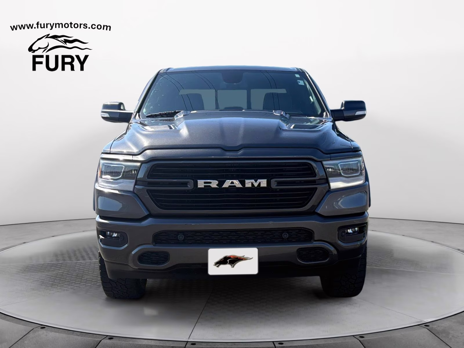 2019 Granite Crystal Metallic Clearcoat Ram 1500 Laramie 4X4 Truck