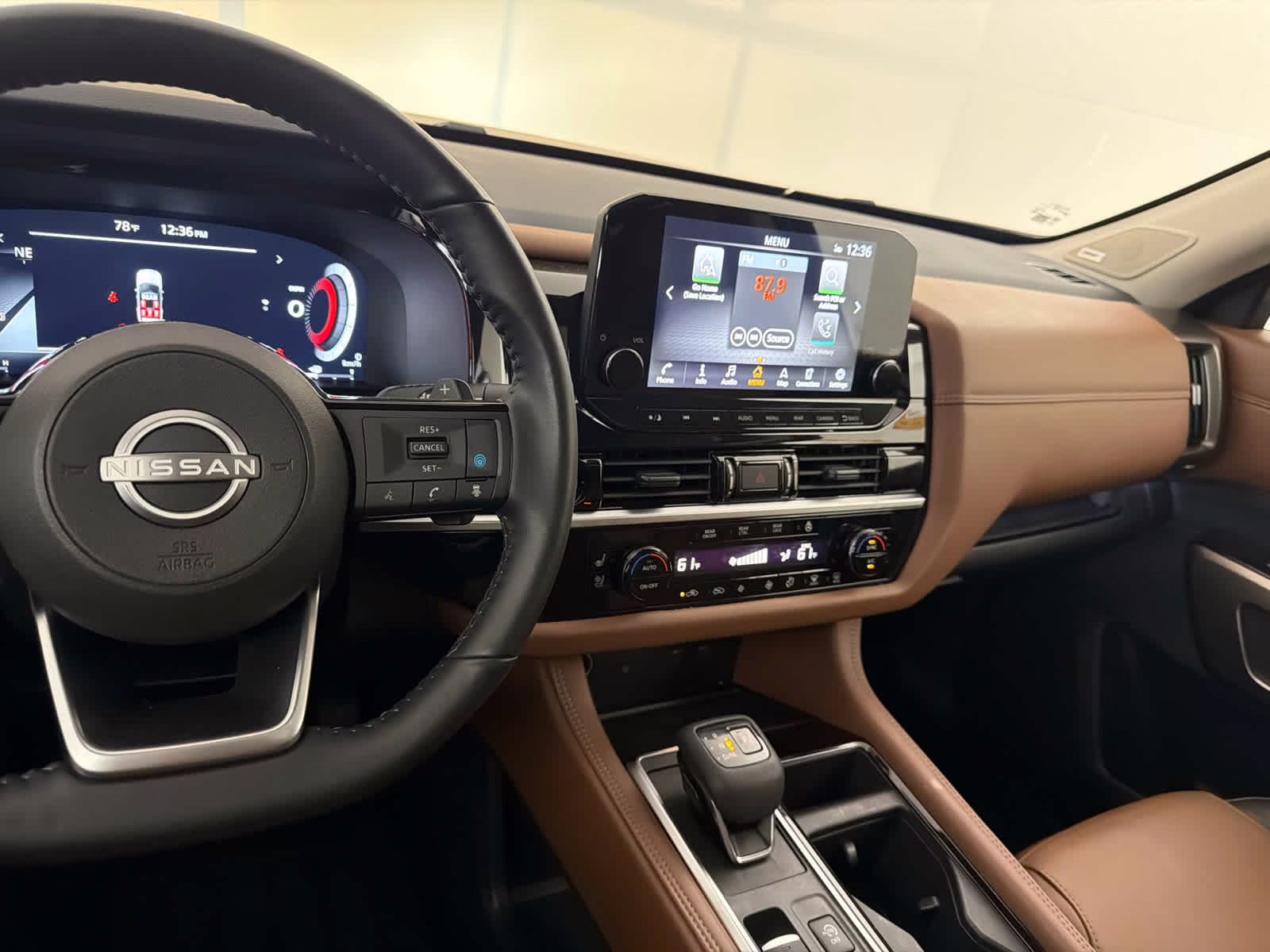 2024 Baja Storm Nissan Pathfinder Platinum FWD SUV