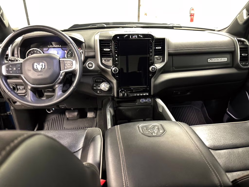 2023 Patriot Blue Pearlcoat Ram 1500 Laramie 4X4 Truck