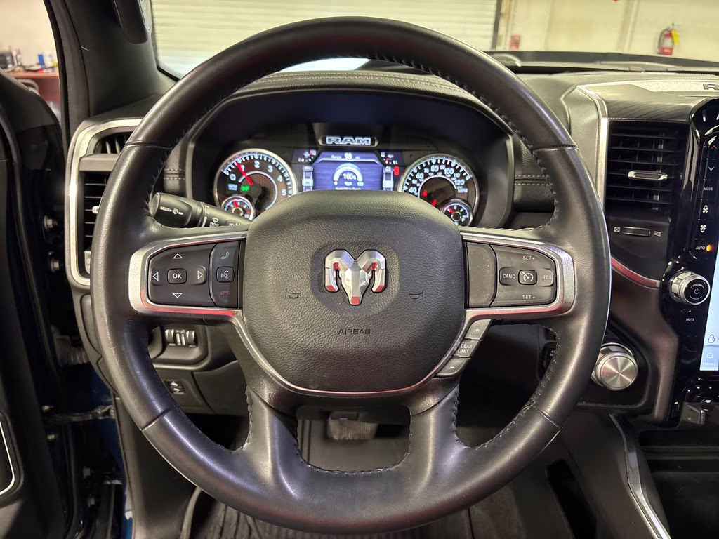 2023 Patriot Blue Pearlcoat Ram 1500 Laramie 4X4 Truck