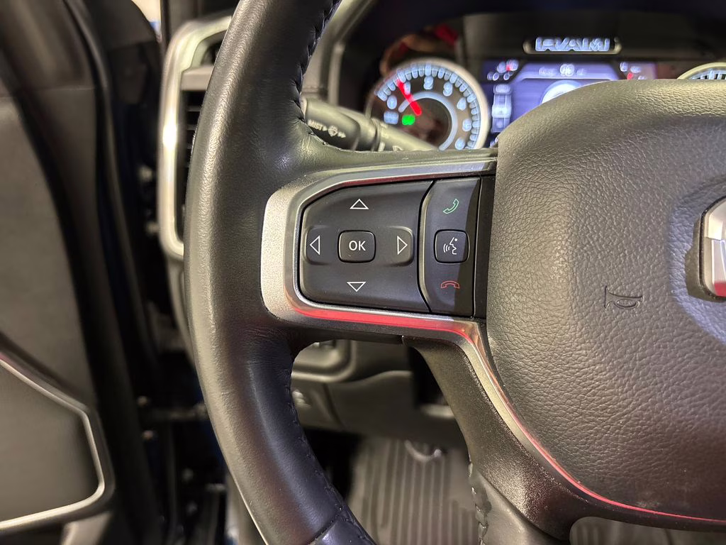 2023 Patriot Blue Pearlcoat Ram 1500 Laramie 4X4 Truck