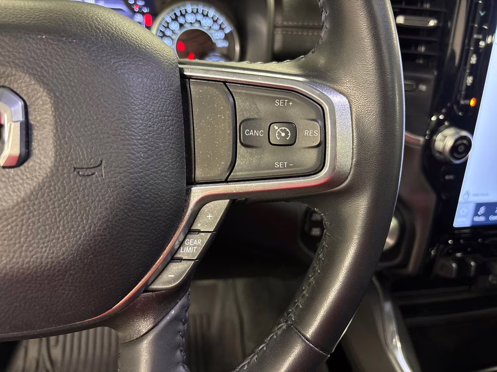 2023 Patriot Blue Pearlcoat Ram 1500 Laramie 4X4 Truck