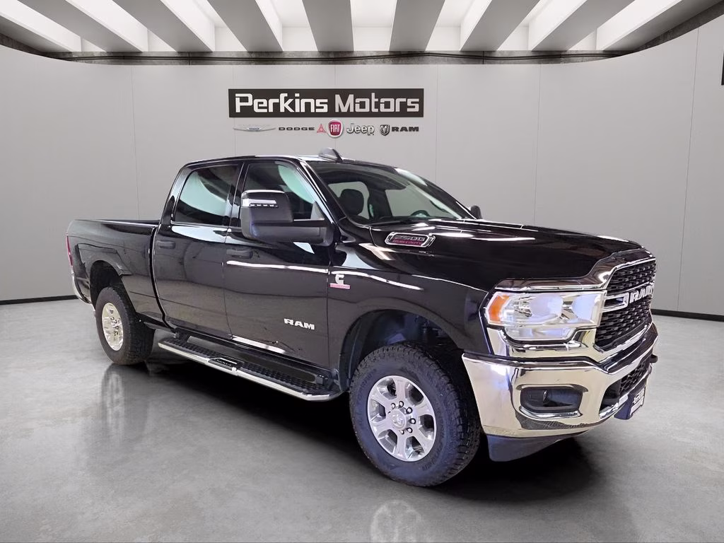 2024 Diamond Black Crystal Pearlcoat Ram 2500 Big Horn 4X4 Truck