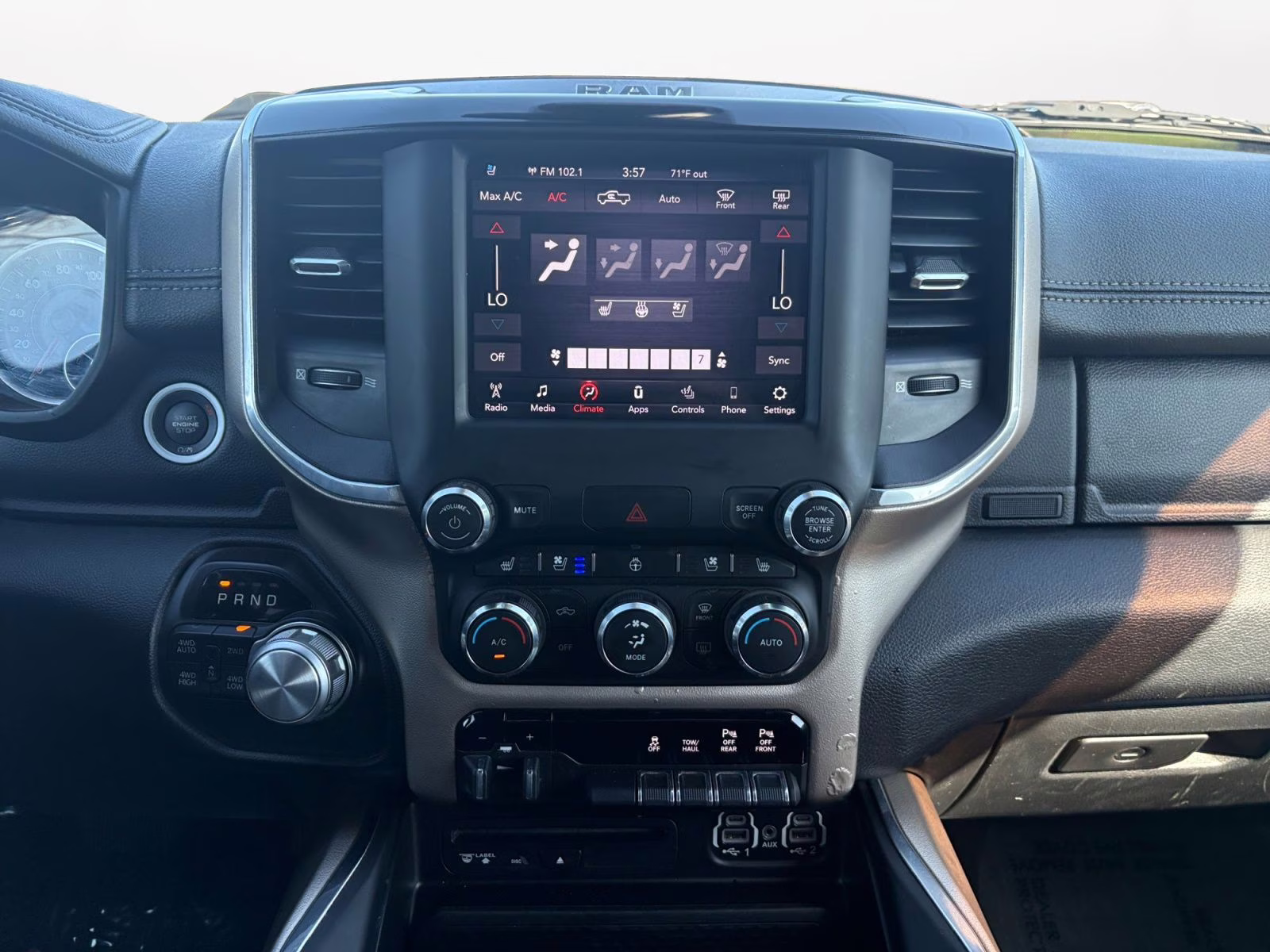 2019 Granite Crystal Metallic Clearcoat Ram 1500 Laramie 4X4 Truck