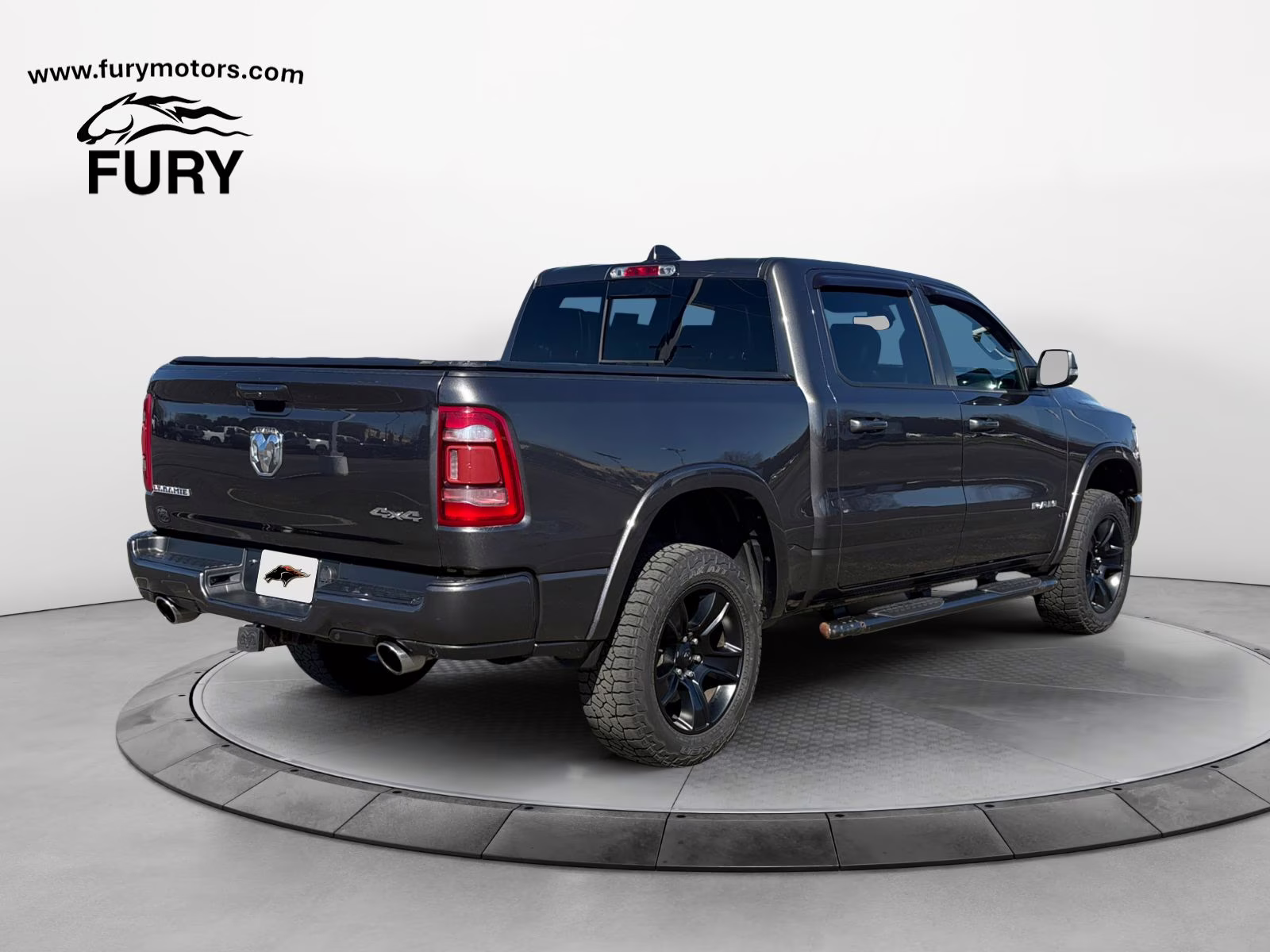 2019 Granite Crystal Metallic Clearcoat Ram 1500 Laramie 4X4 Truck