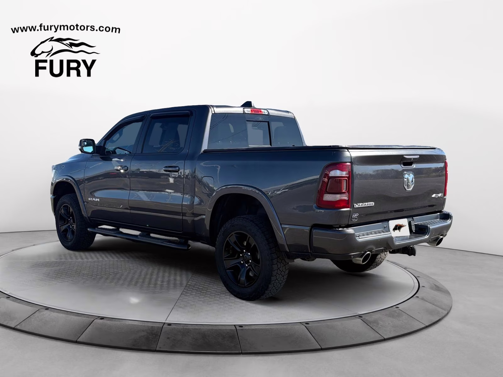 2019 Granite Crystal Metallic Clearcoat Ram 1500 Laramie 4X4 Truck
