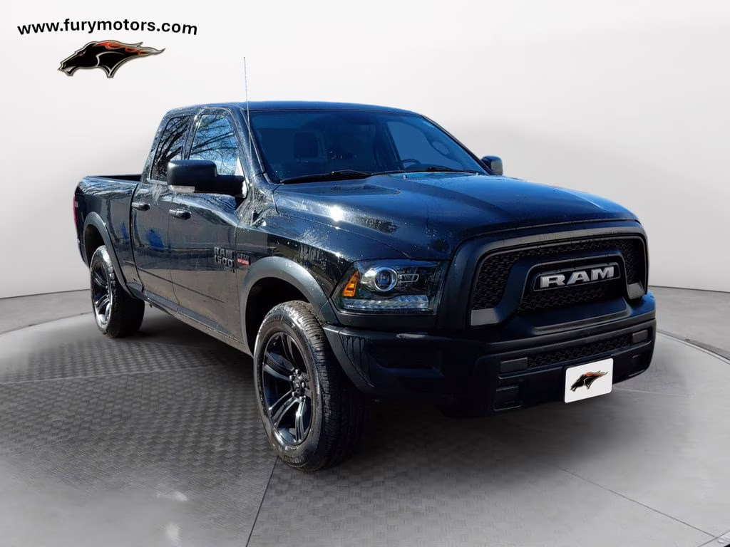 2022 Diamond Black Crystal Pearlcoat Ram 1500 Classic Warlock 4X4 Truck