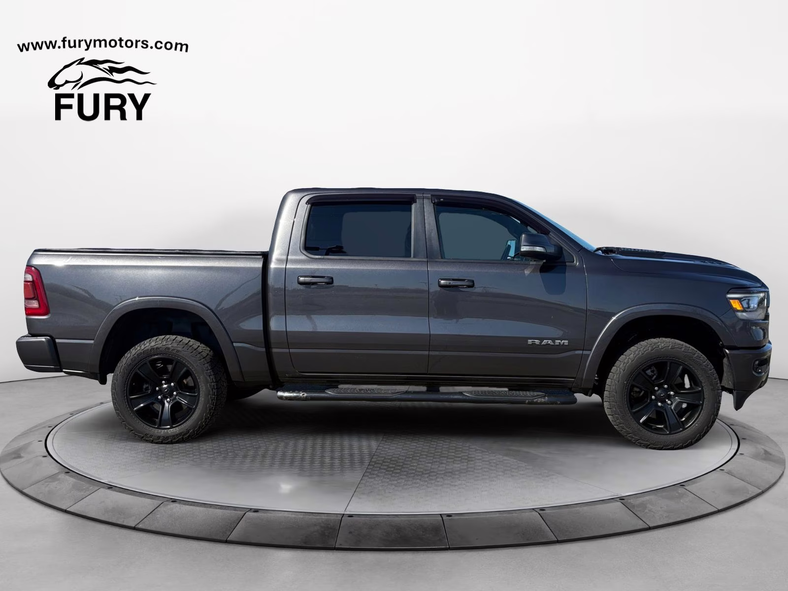 2019 Granite Crystal Metallic Clearcoat Ram 1500 Laramie 4X4 Truck