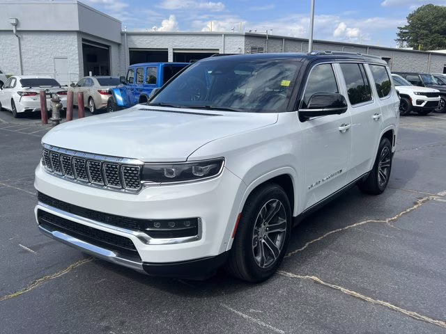 2023 Bright White Clearcoat Jeep Grand Wagoneer 4x4 4X4 SUV