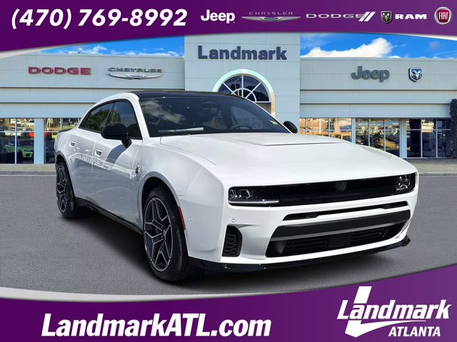 2026 Bright White Clearcoat Dodge Charger Scat Pack AWD Sedan