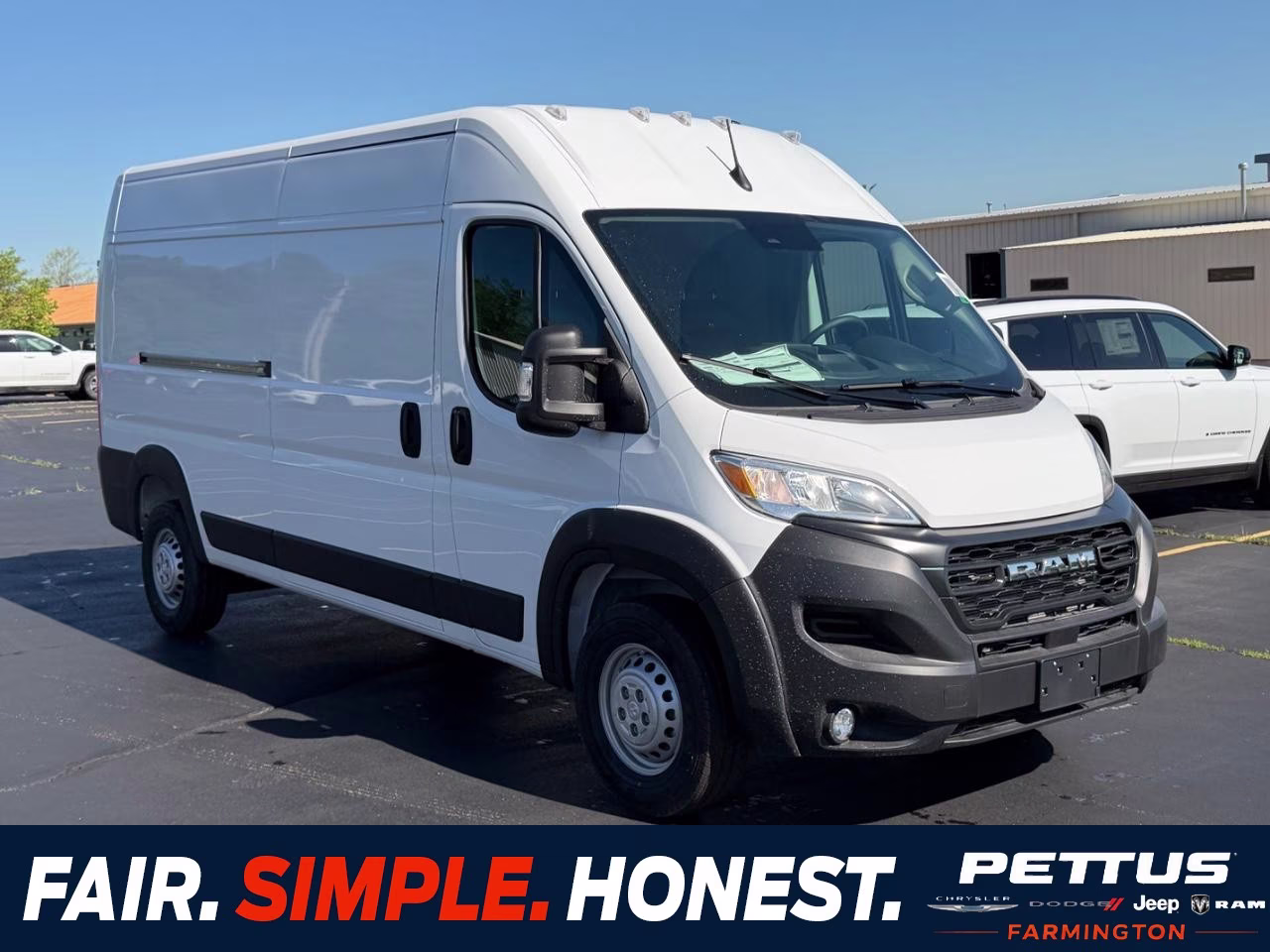 2026 Bright White Clearcoat Ram ProMaster 2500 High Roof FWD Van