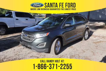 2015 Green Ford Edge SEL AWD SUV