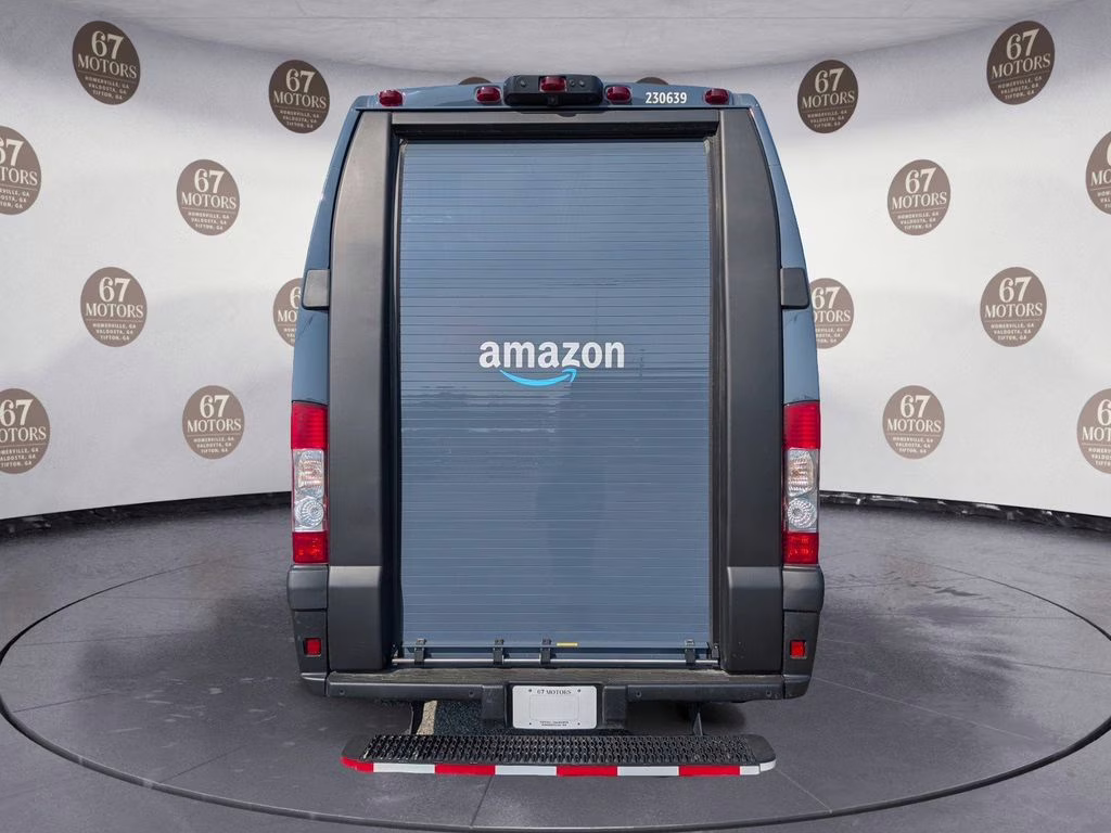 2024 Bright White Clearcoat Ram ProMaster 3500 EV Super High Roof FWD Van