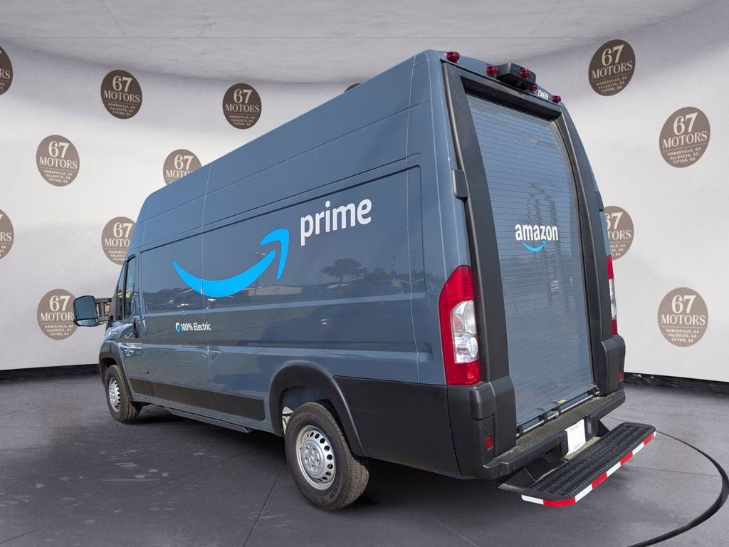 2024 Bright White Clearcoat Ram ProMaster 3500 EV Super High Roof FWD Van